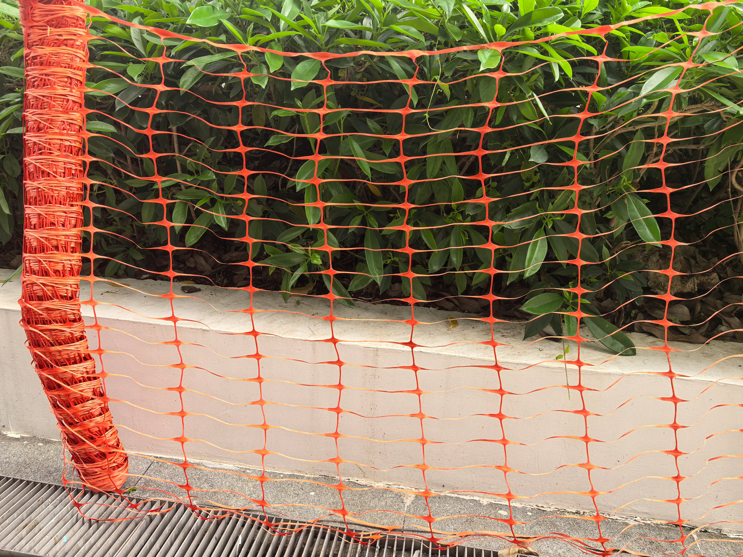 3' orange plastic safety fence 40 grams stretch the isolation barrier construction site warning fence