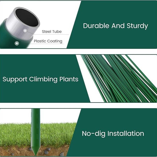plastic safety fence post 3ft Metal steel column Fence reinforcement parts