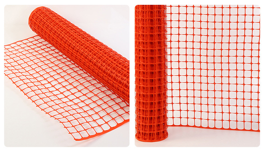 What are the prominent advantages of plastic safety fences over traditional metal fences?