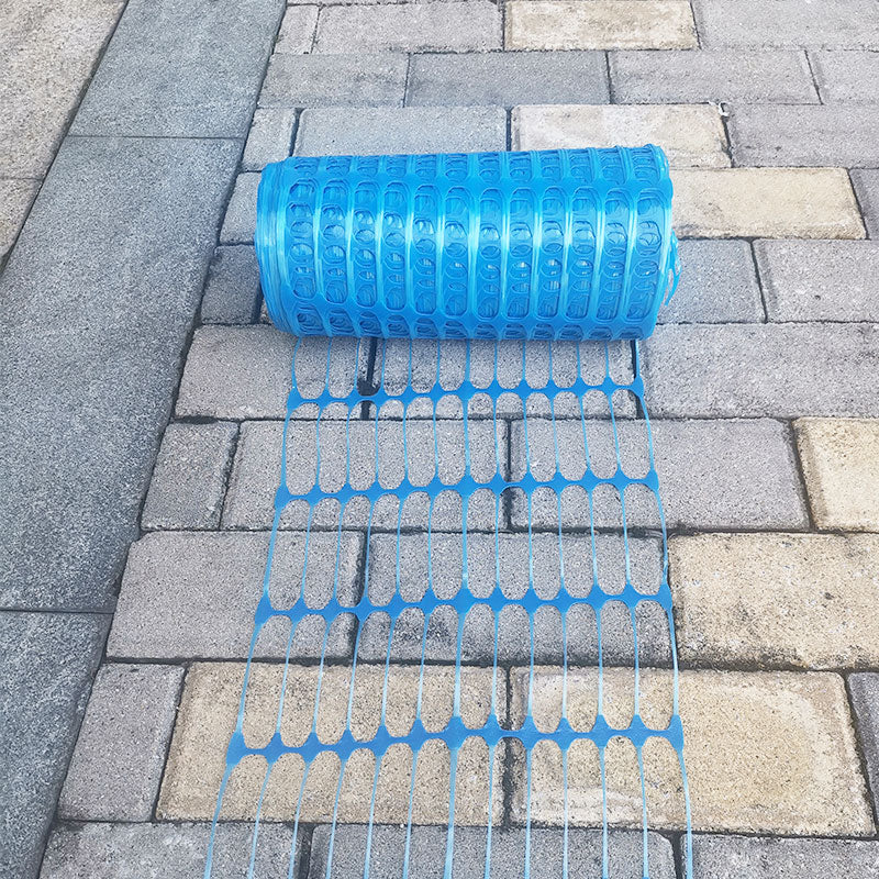 pe underground warning net, plastic buried safety net, stretched pipe isolation net, for municipal engineering
