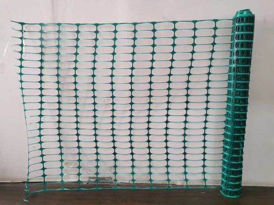 green plastic safety fence Courtyard safety fence net, temporary swimming pool protection net, snow pe warning net extrusion process