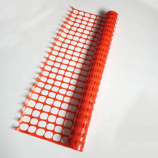 durable plastic safety fence 45x45mm micropore Soft plastic mesh, orange warning net for construction sites, public road traffic safety isolation net