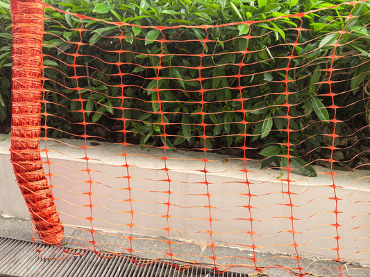 3' orange plastic safety fence 40 grams stretch the isolation barrier construction site warning fence